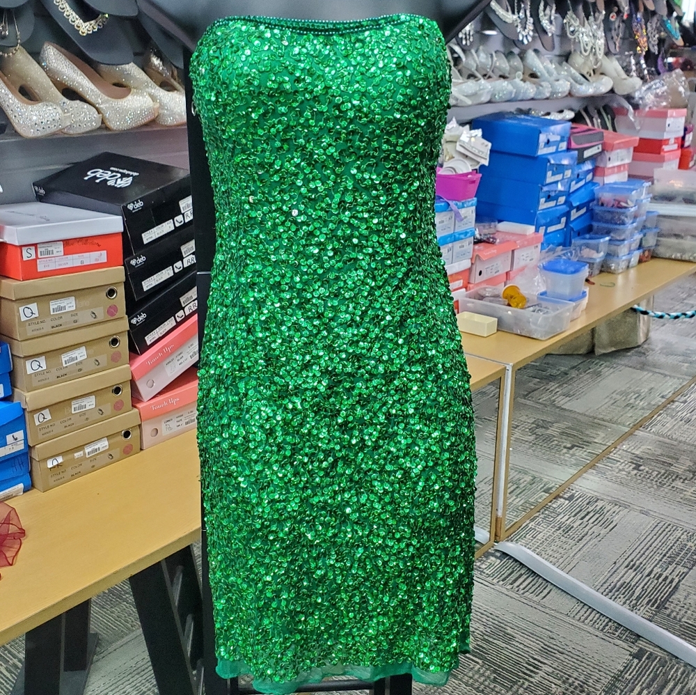 PRIMAVERA COUTURE EMERALD FORMAL DRESS